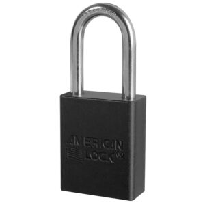 CANDADO DE SEGURIDAD DE ALUMINIO ANODIZADO NEGRO 1-1 / 2IN (38 MM) A1106BLK MASTERLOCK