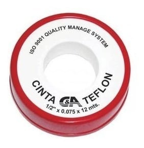 CINTA TEFLON 1/2"X0.075MMX12MT FIJI