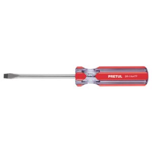 DESARMADOR PLANO MANGO DE PVC 21459 PRETUL