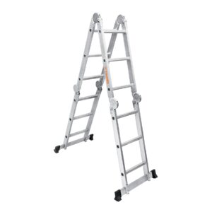 ESCALERA MULTIPOSICION 150 KG 12 PELDAÑOS 100495 TRUPER