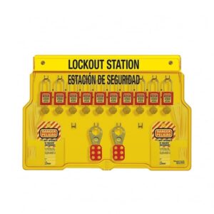 ESTACION DE BLOQUEO PARA 5 A 10 DISPOSITIVOS 406X315X65MM LS01A BRADLOCK