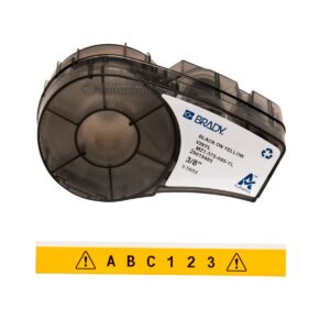 ETIQUETA ADHESIVA VINILO AMARILLOS 9.5MMX6.4M M21-375-595-YL BRADY
