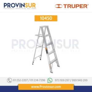 Escalera de tijera, aluminio, tipo ll, 5 escalones 10450 Truper