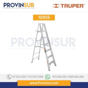 Escalera de tijera, aluminio, tipo ll, 6 escalones 10459 Truper