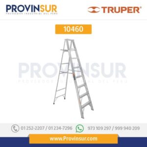 Escalera de tijera, aluminio, tipo ll, 7 escalones 10460 Truper