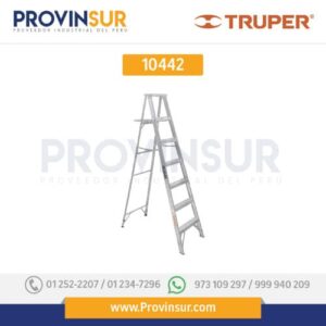 Escalera de tijera, aluminio, tipo lll, 6 escalones 10442 Truper