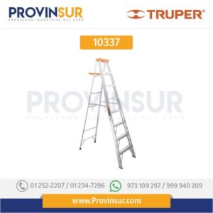 Escalera de tijera tipo II con bandeja naranja, 175 kg 10337 Truper