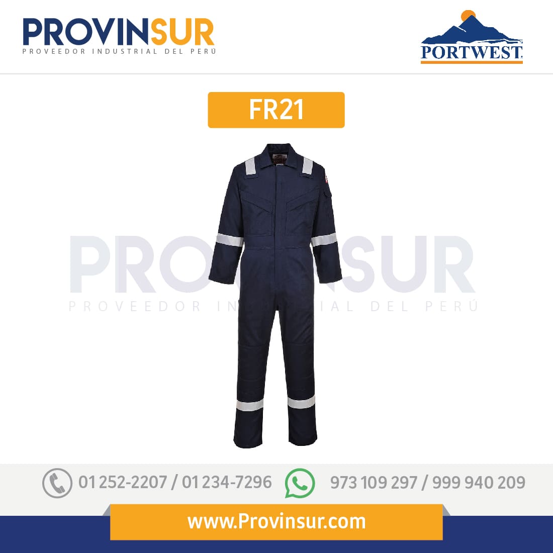 Mameluco Super Ligero FR21 Portwest