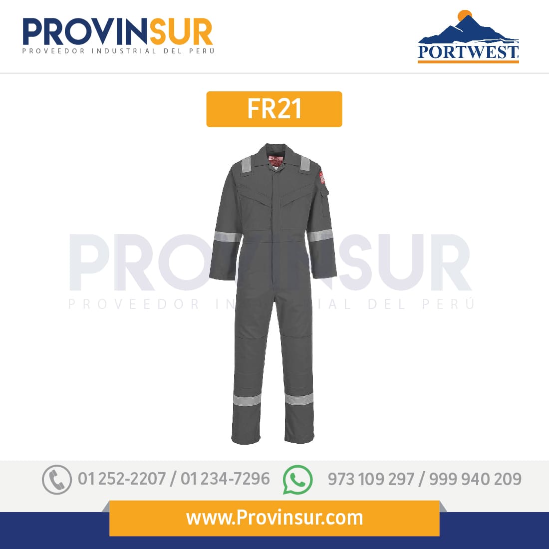 Mameluco Super Ligero FR21 Portwest