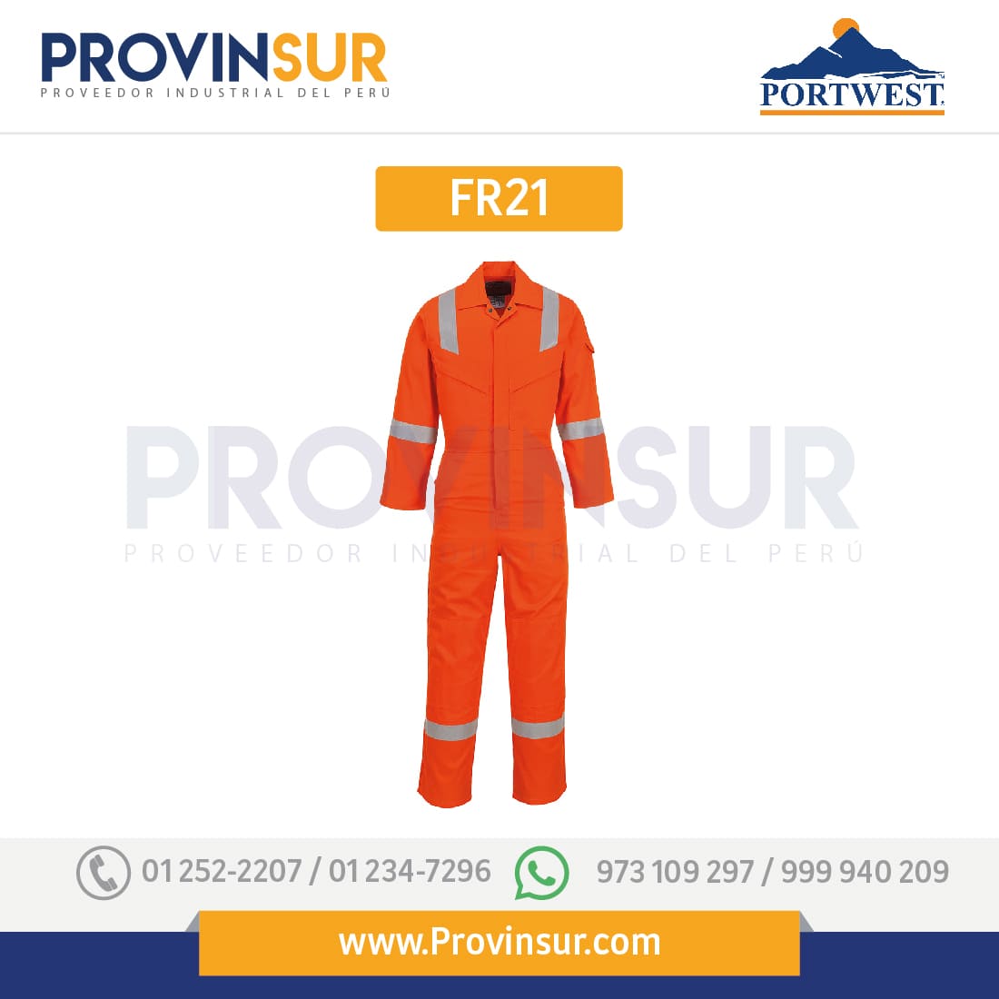 Mameluco Super Ligero FR21 Portwest