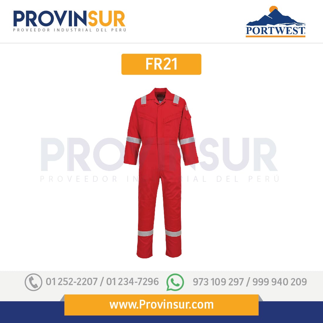 Mameluco Super Ligero FR21 Portwest