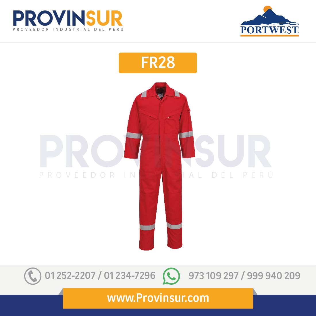 Mameluco Ligero FR28 Portwest