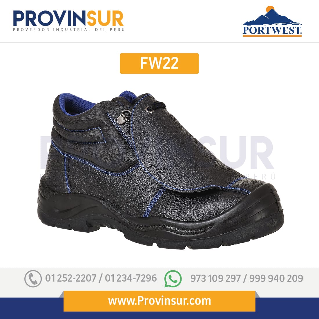 Bota Metatarsal S3 HRO M Portwest FW22 Negro