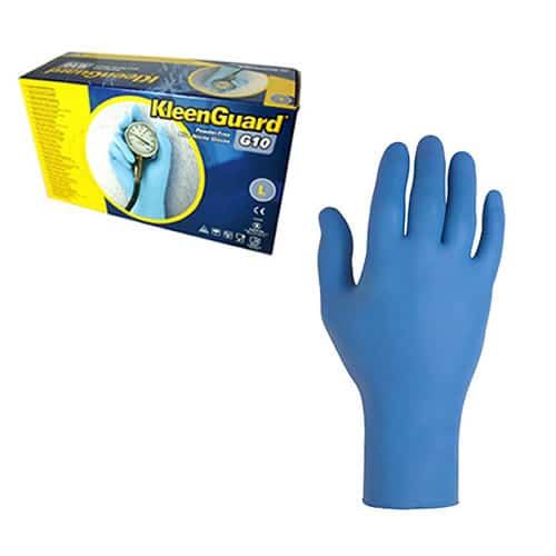 GUANTE KLEENGUARD G10 NITRILO AZUL T-L