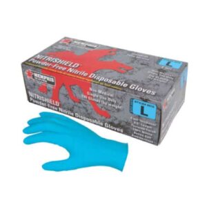 GUANTE DE NITRILO SIN POLVO 6015 NITRISHIELD CAJA X 100 UND MCR SAFETY