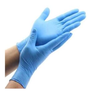 GUANTE DE NITRILO CELESTE CAJAX100UND PROTEC