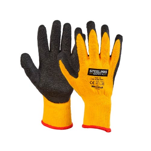 GUANTE STEELPRO MULTIFLEX LATEX AMARILLO