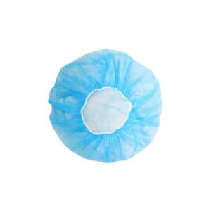 Gorro o Toca Tipo Tira Descartable Celeste/blanco AYB