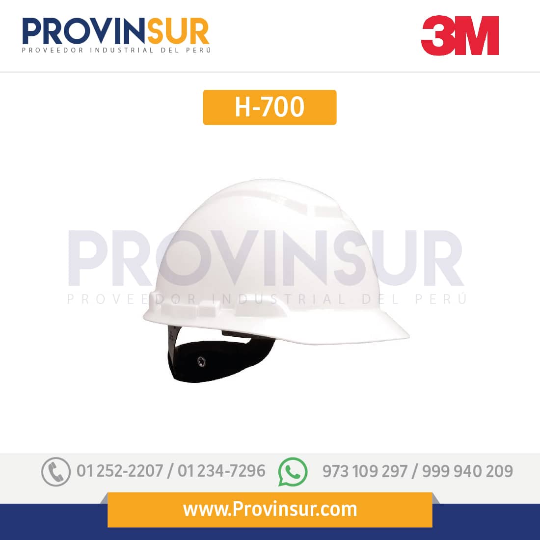 Casco Blanco H-700 3M