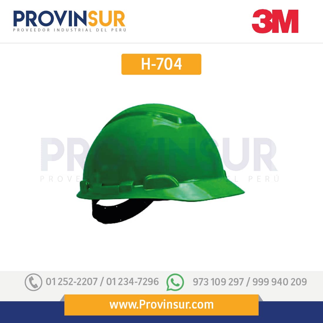 Casco H-704 Verde 3M