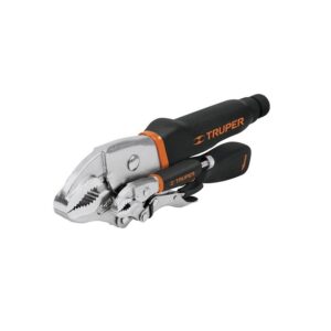 JGO DE 2 ALICATES CURVO 4" Y 10" MANGO DE VINIL 17447 TRUPER
