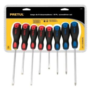 JUEGO DE DESARMADORES MANGO DE PVC DED602 UYUSTOOLS