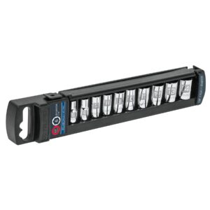 JUEGOS DE 10 DADOS CORTOS EN MILIMETROS, ENCASTE 1/4" 14166 TRUPER