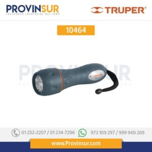 Linterna plástica de Led, luz abierta, 2 pilas D, 60 Lm 10464 Truper