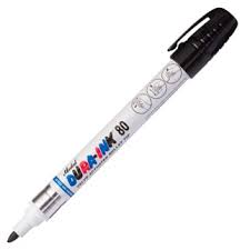 MARCADOR DE METAL NEGRO 96923 DURA-INK 80 MARKAL
