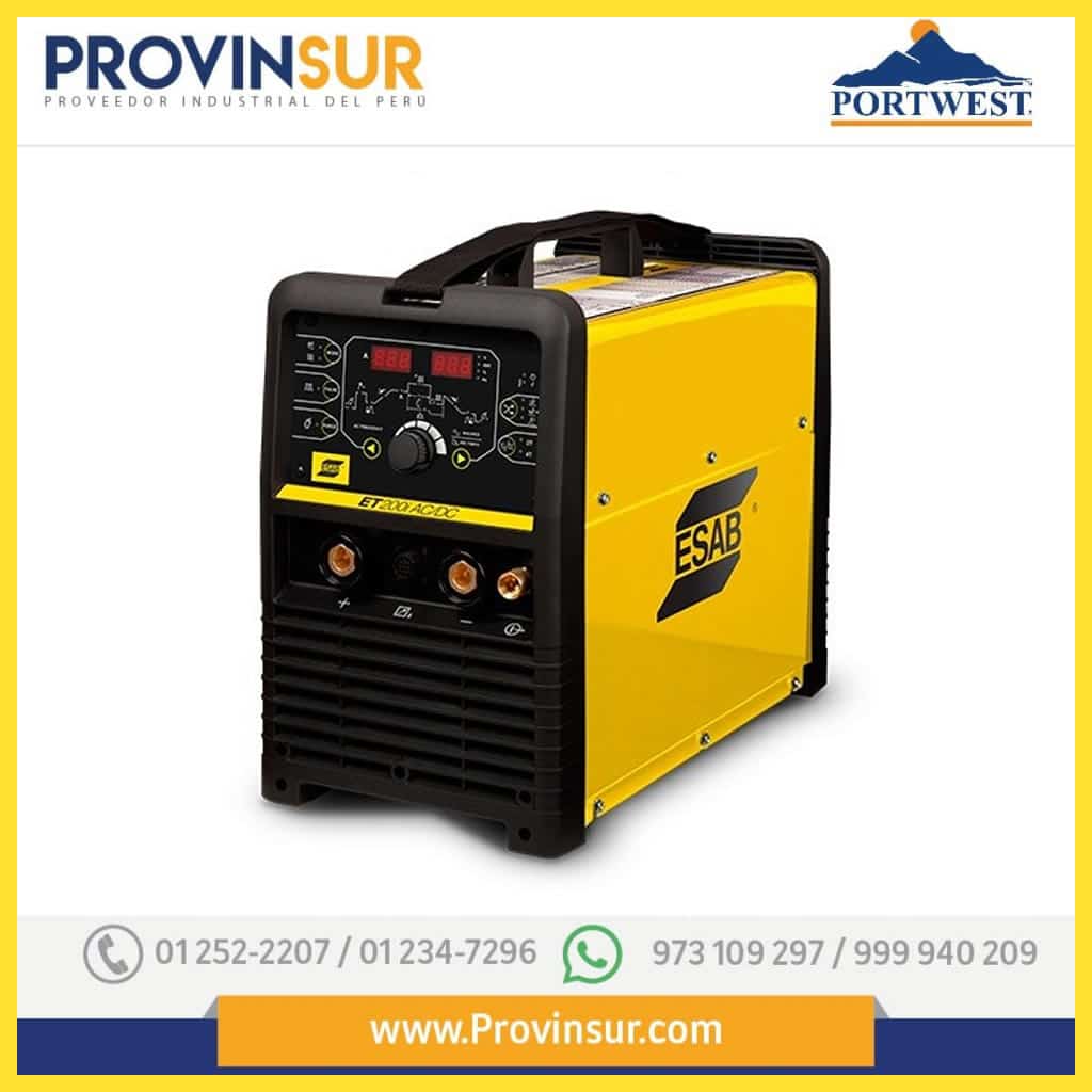 Maquina de Soldar ESAB 200i ET AC/DC 5-200 A