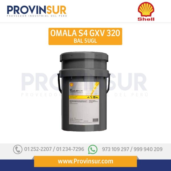 OMALA S4 GXV 320 SHELL - Corporación Solminsa SAC