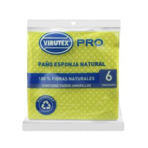 PAÑO ESPONJA COLOR X6 VIRUTEX