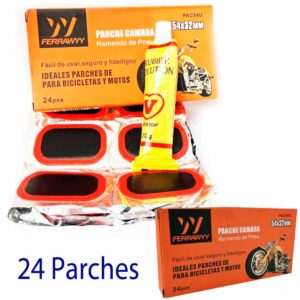 PARCHE RECTANGULAR P/BICICLETA X 24UNI FERRAWYY