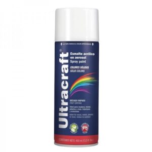 PINTURA EN SPRAY 40022 BLANCO BRILLANTE ULTRACRAFT 400 ML