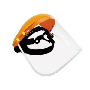 PROTECTOR FACIAL NARANJA CON VISOR ASAKI