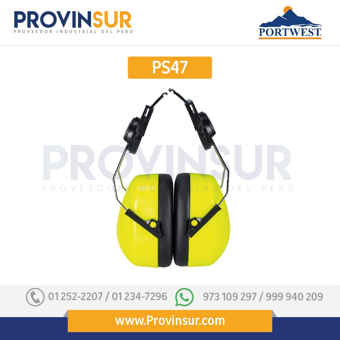 Protector Auditivo Endurance Clip-On PS47 Portwest