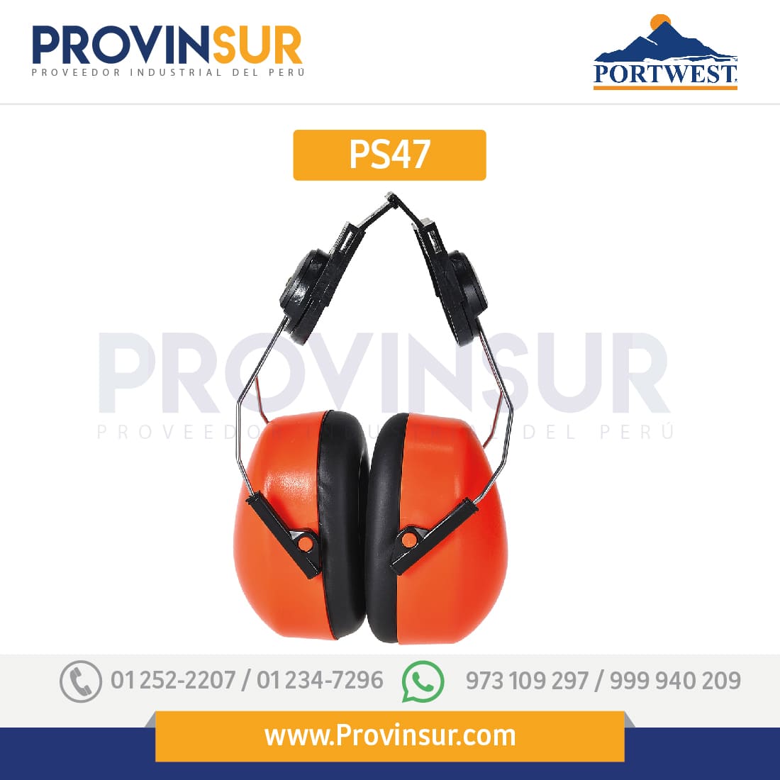 Protector Auditivo Endurance Clip-On PS47 Portwest