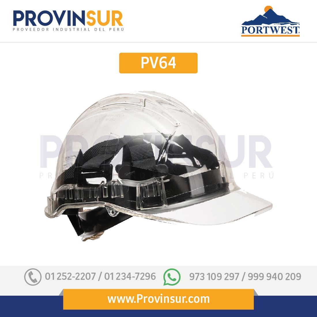 Casco Peak View Plus con ruleta PV64 Portwest