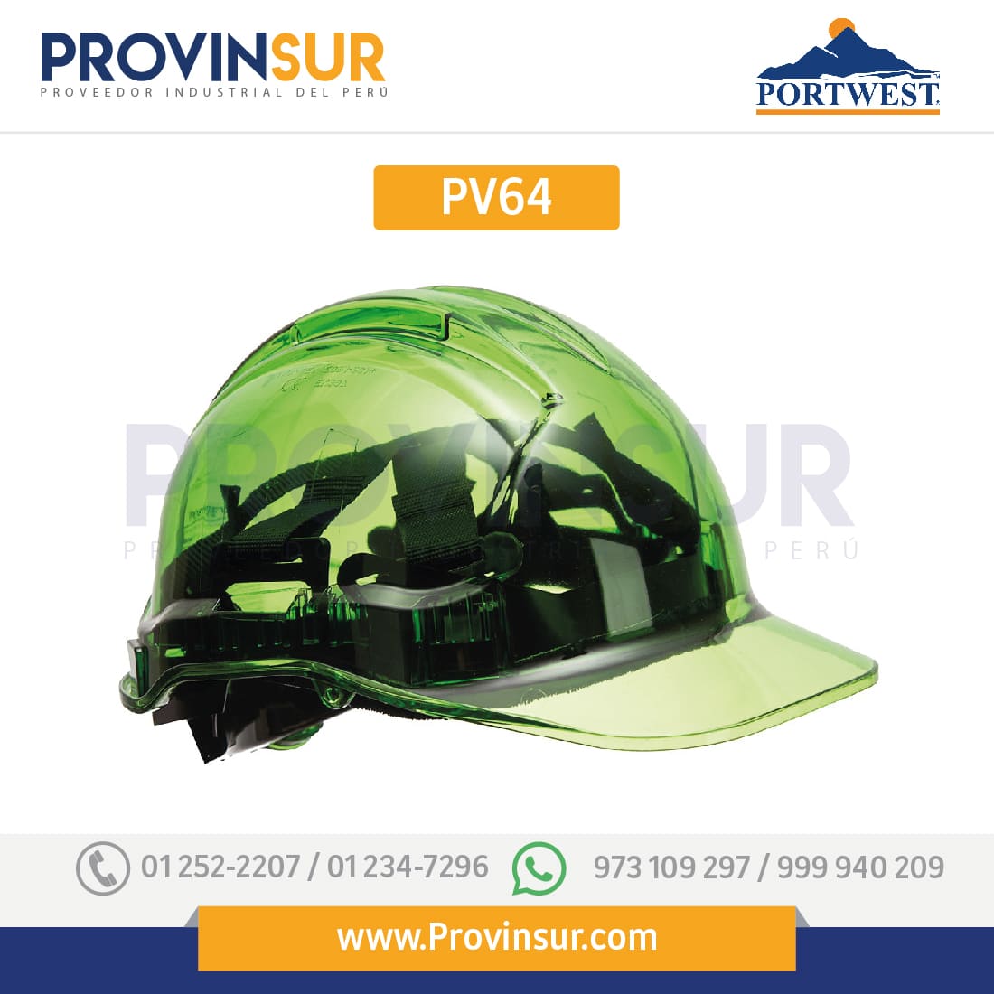 Casco Peak View Plus con ruleta PV64 Portwest