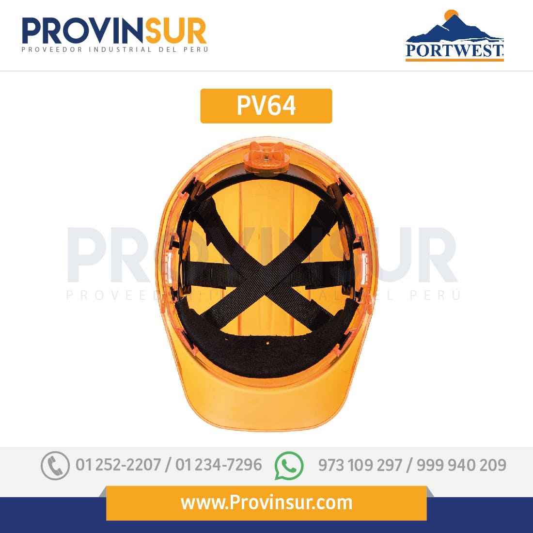 Casco Peak View Plus con ruleta PV64 Portwest