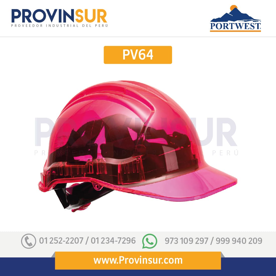 Casco Peak View Plus con ruleta PV64 Portwest