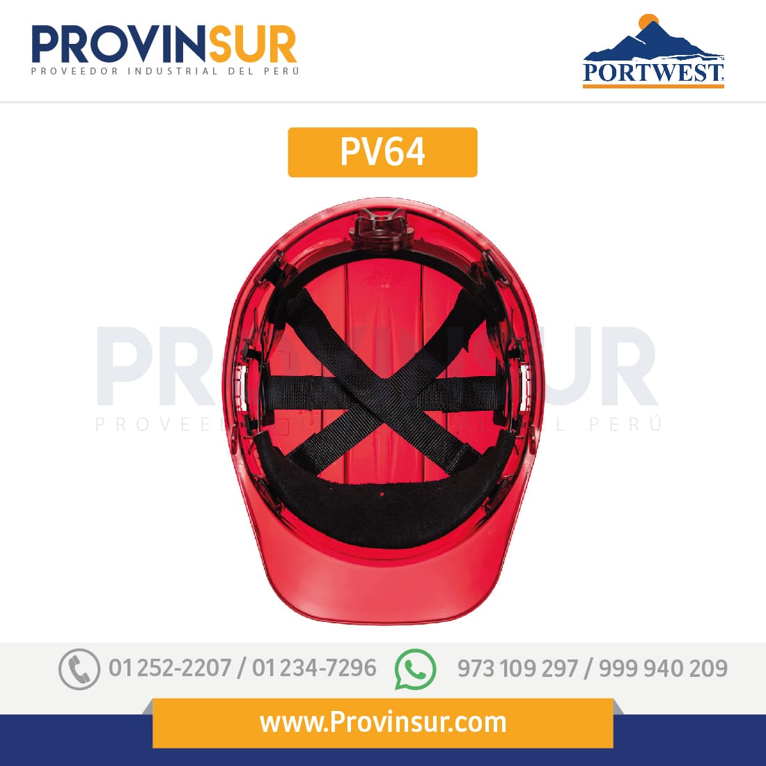 Casco Peak View Plus con ruleta PV64 Portwest
