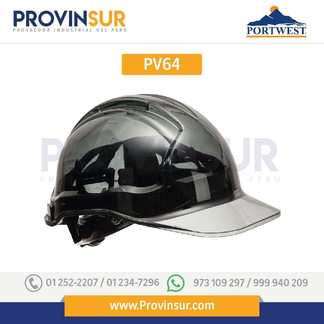 Casco Peak View Plus con ruleta PV64 Portwest