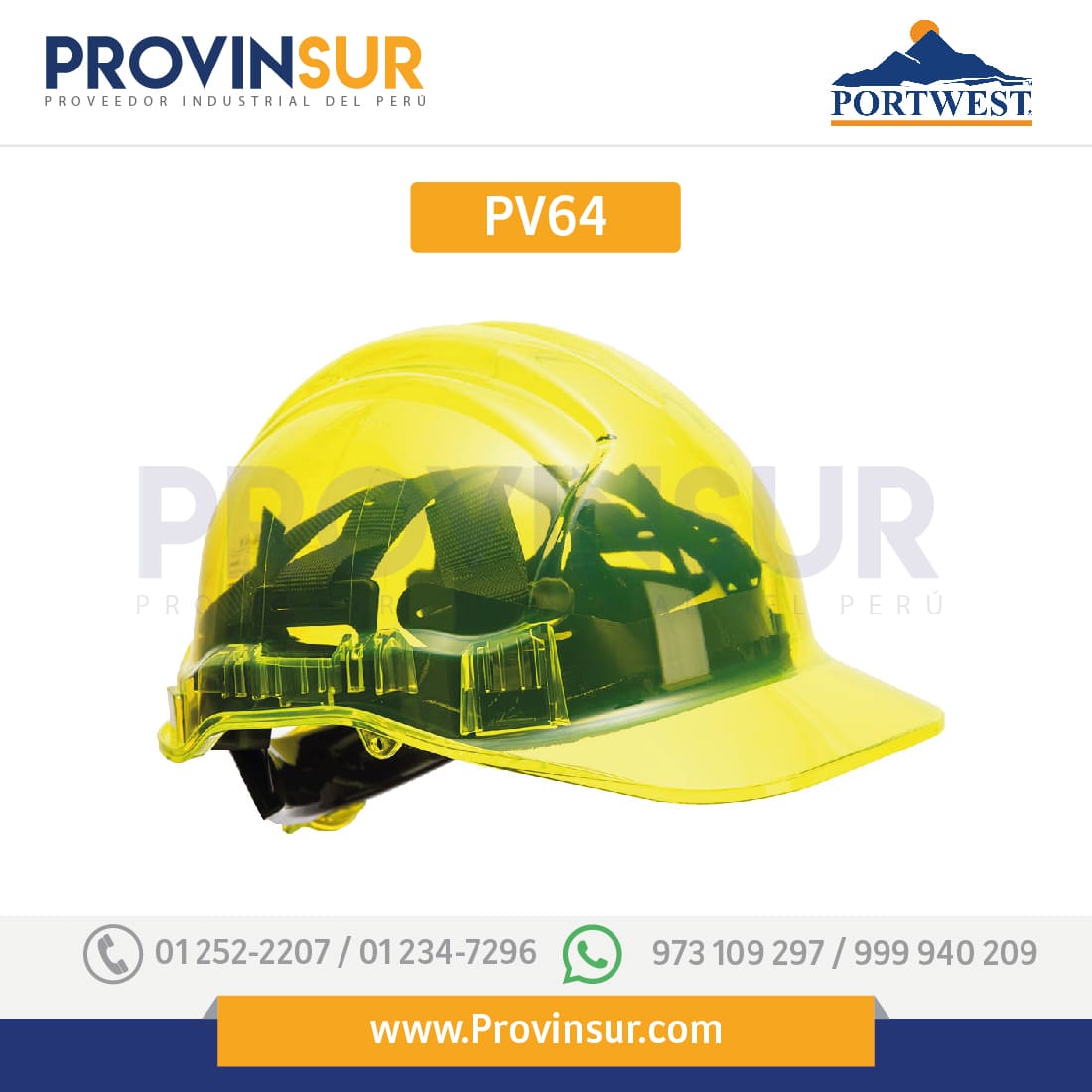 Casco Peak View Plus con ruleta PV64 Portwest