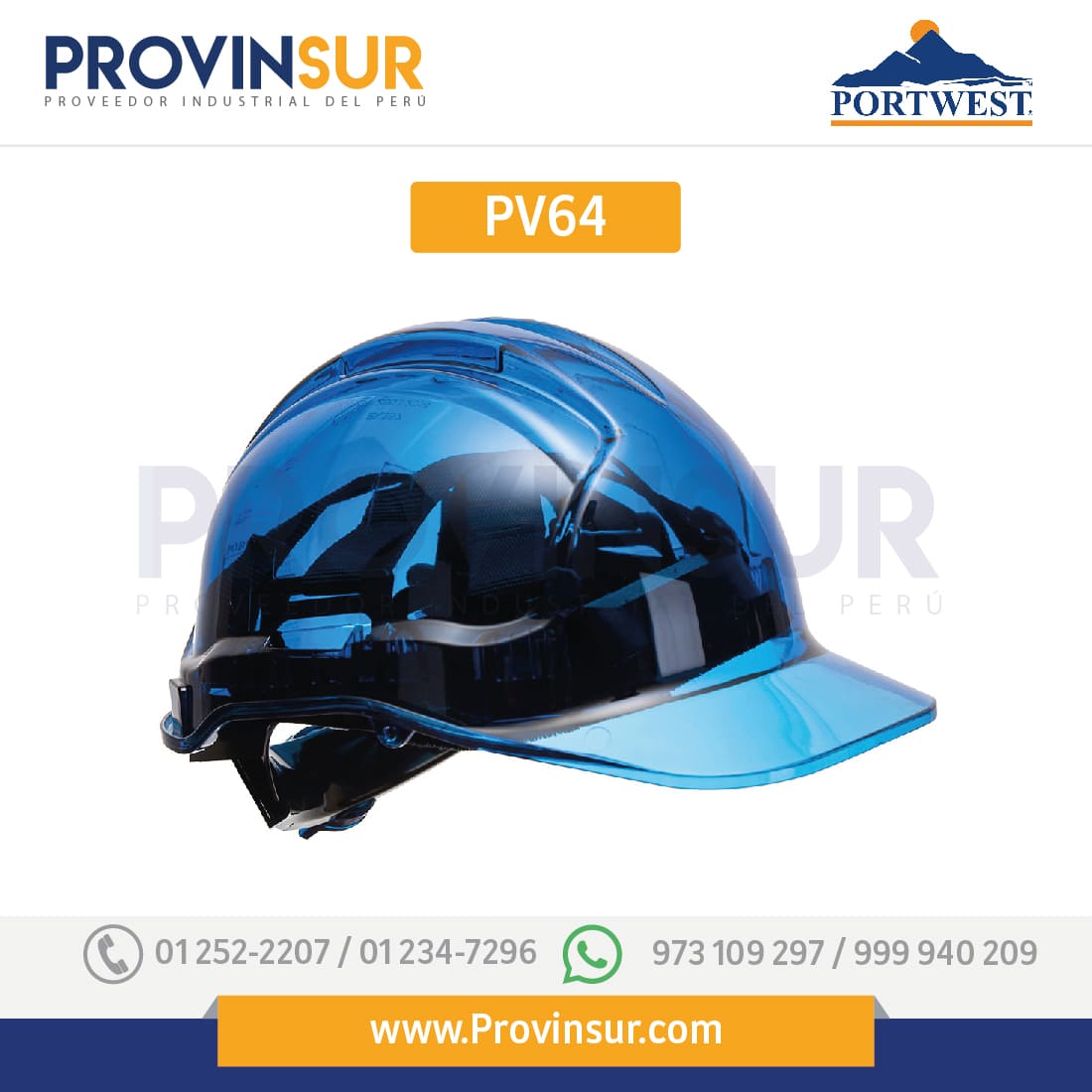 Casco Peak View Plus con ruleta PV64 Portwest