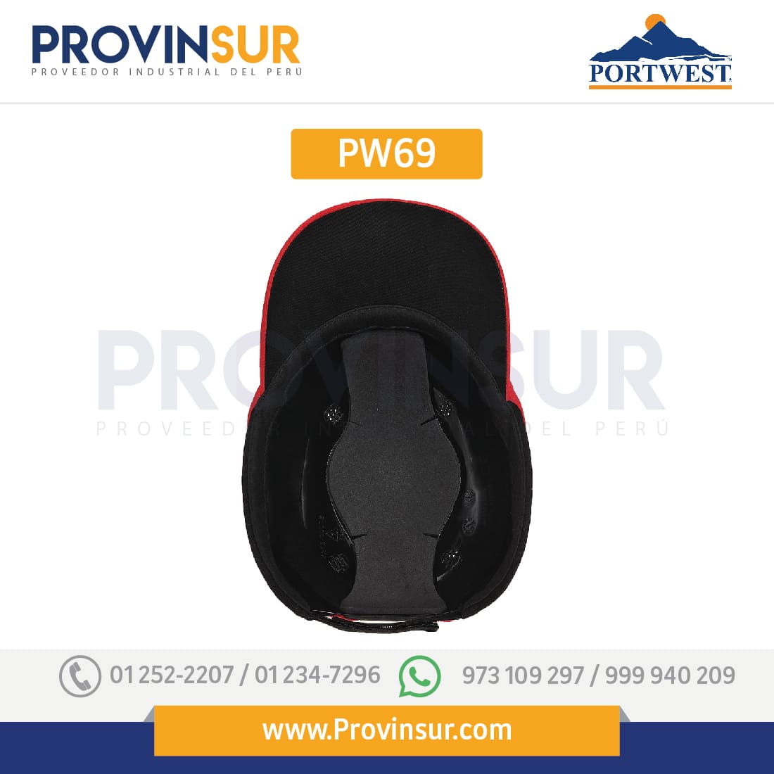 Gorra aireada Bump PW69 Portwest