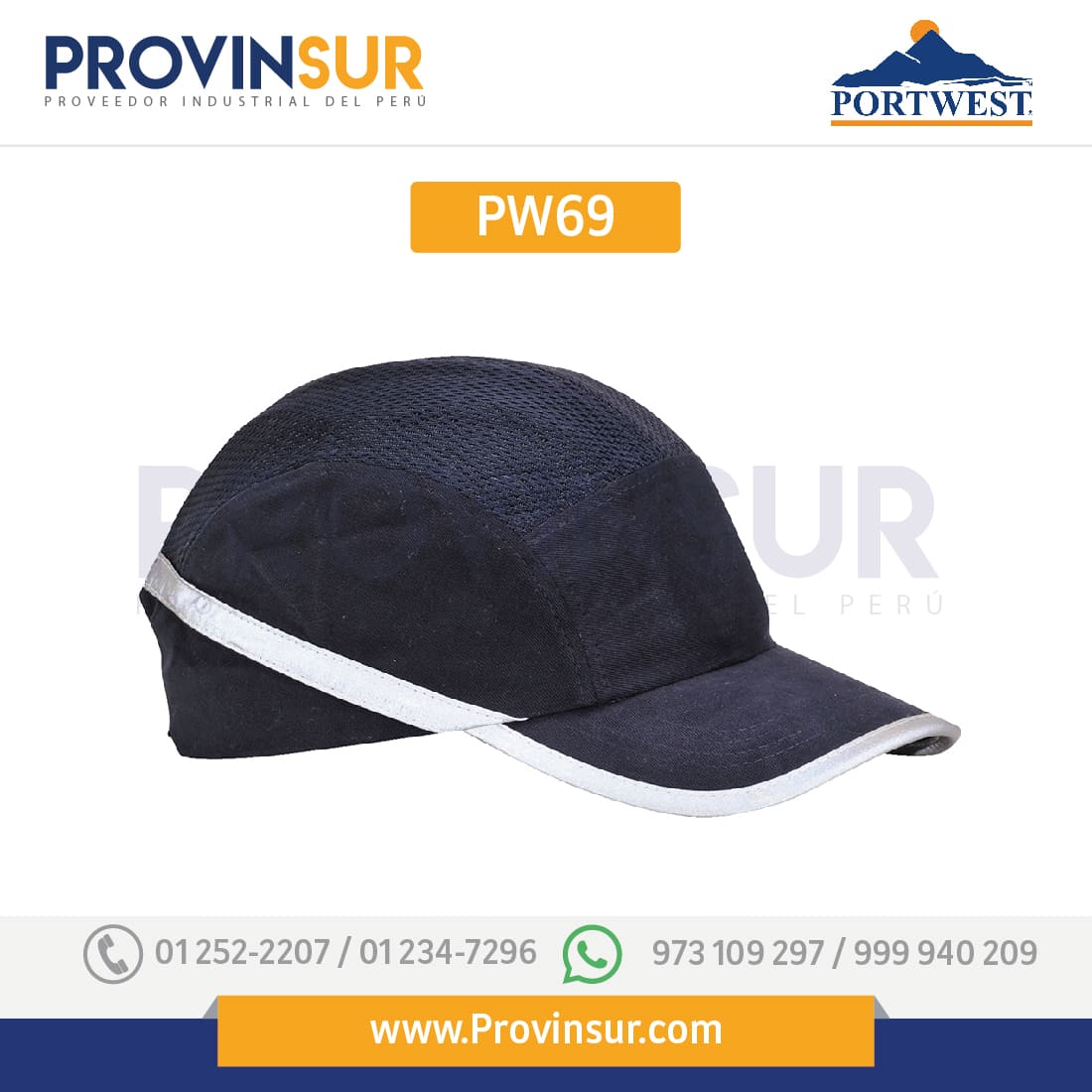 Gorra aireada Bump PW69 Portwest
