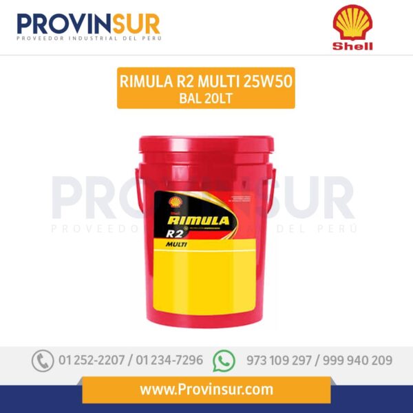 Shell Lima2 ACEITE SHELL RIMULA 25W50 MULTI - Corporación Solminsa SAC