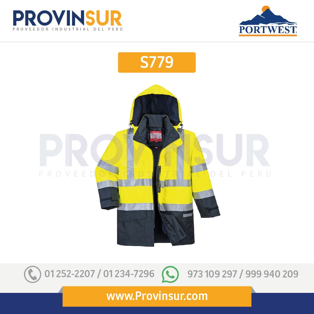 Chaqueta Bizflame Rain S779 Portwest