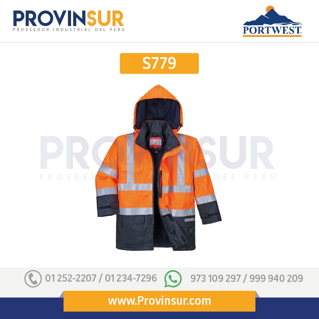 Chaqueta Bizflame Rain S779 Portwest